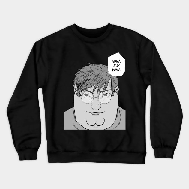 Anime T-Shirt, Jujutsu High Anime Inspired  Nah, I'd Win Peter, Gift for him & her Japanese Shirt, Cool Anime Gift Crewneck Sweatshirt by MAKAE